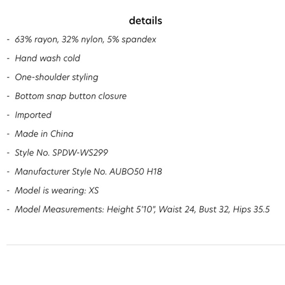 superdown rockie one shoulder bodysuit - black - Picture 2 of 11